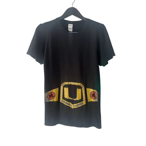 Miami Hurricanes Intramural Champions Belt T-shirt Sz S - Picture 1 of 4